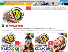 Tablet Screenshot of jingledavitoria.com.br